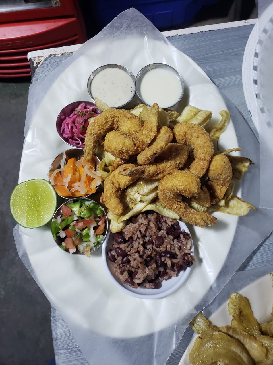 Camarones empanizados