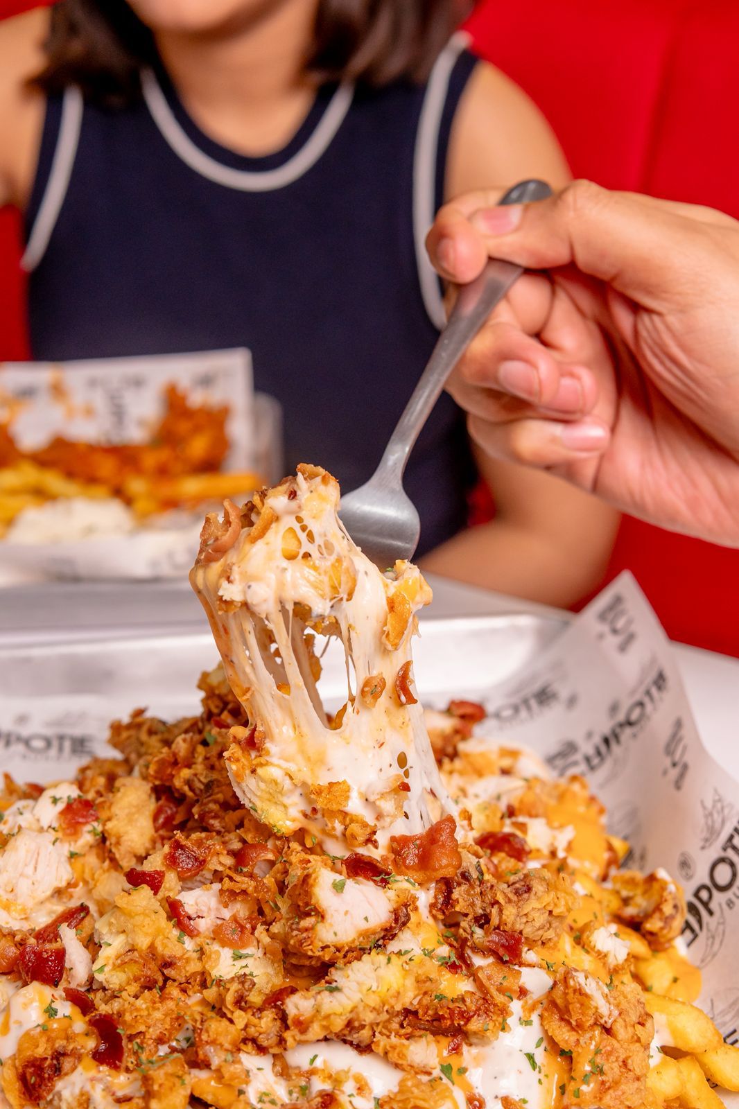 Loaded Fries de pollo