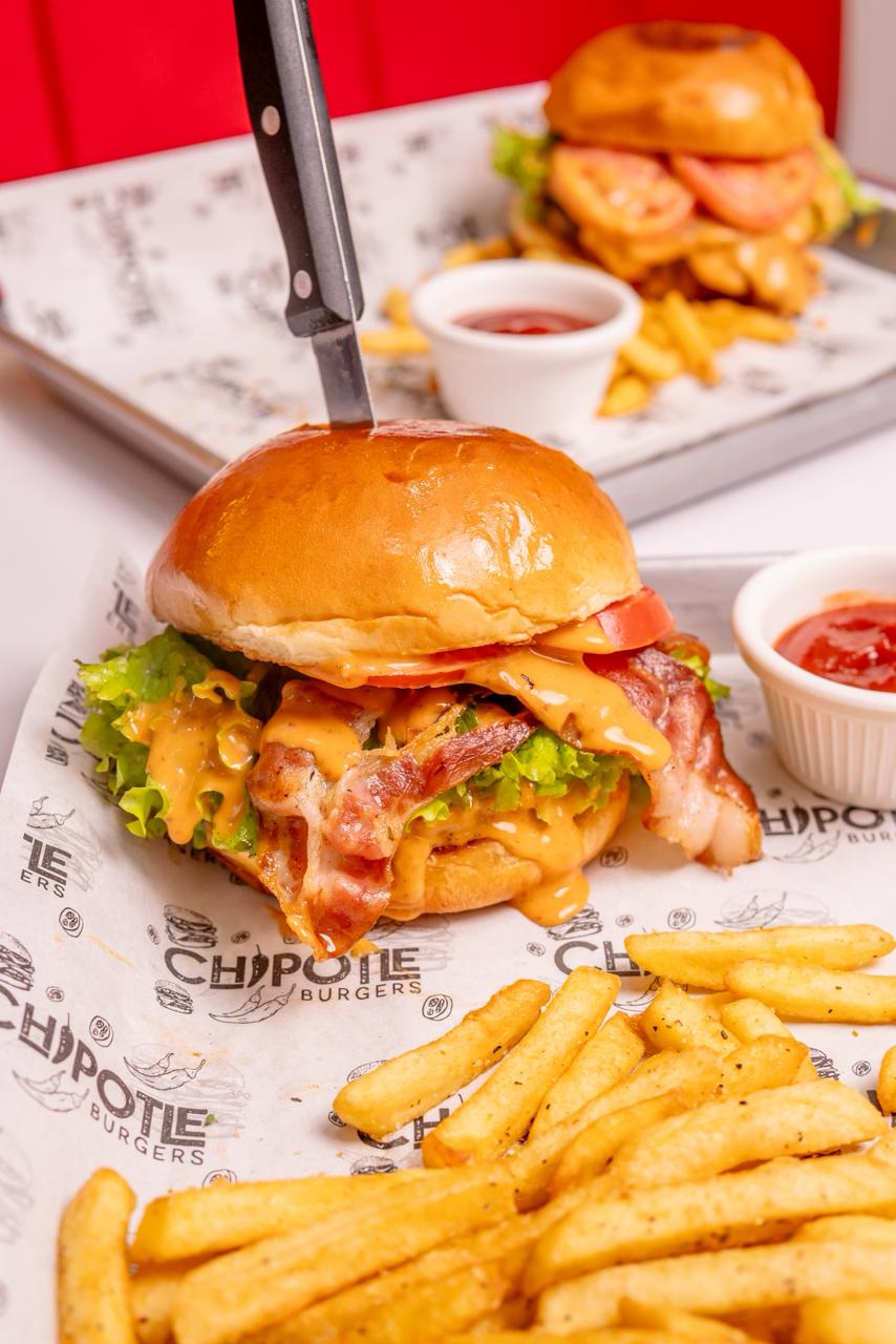 Hamburguesa bacon chipotle