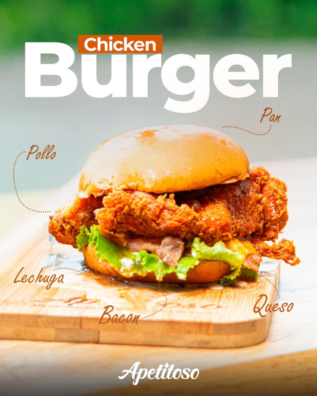 Hamburguesa de pollo