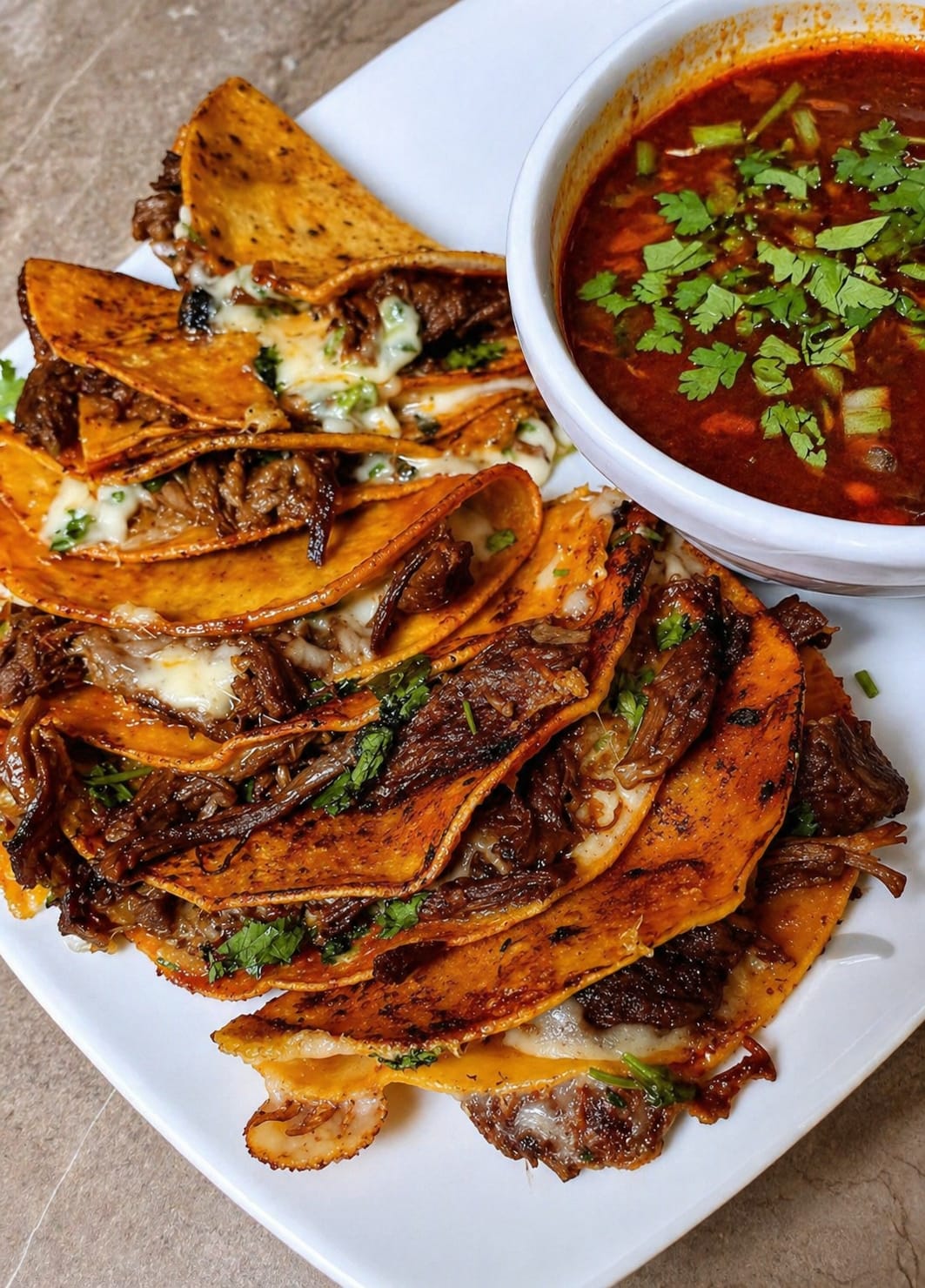 Tacos birria de res