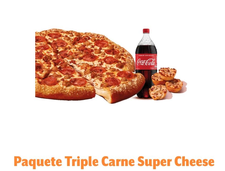Paquete super cheese triple carne