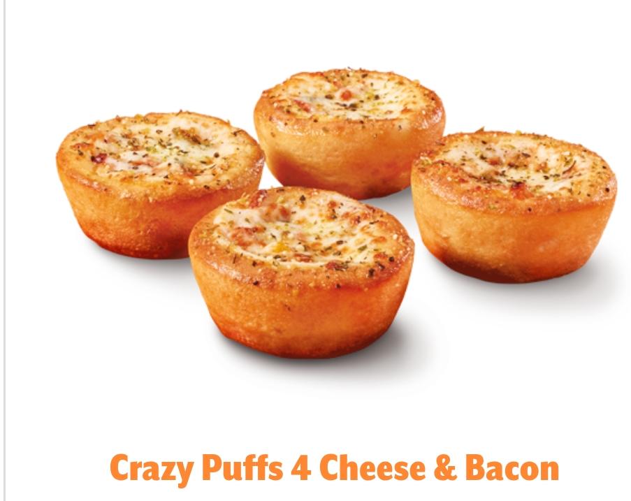 crazy puff cheese bacon