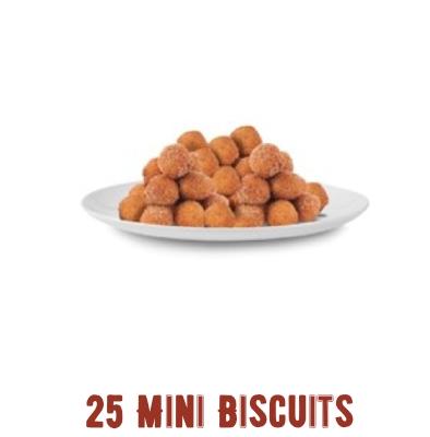 25 mini biscuits