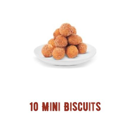 10 mini biscuits