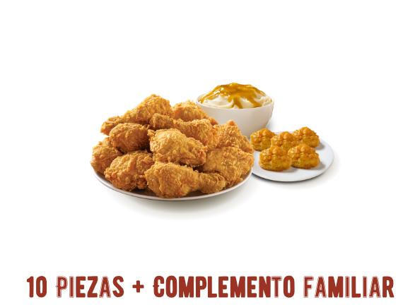 10 piezas de pollo