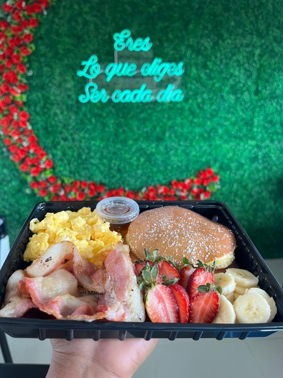 Desayuno con panqueques