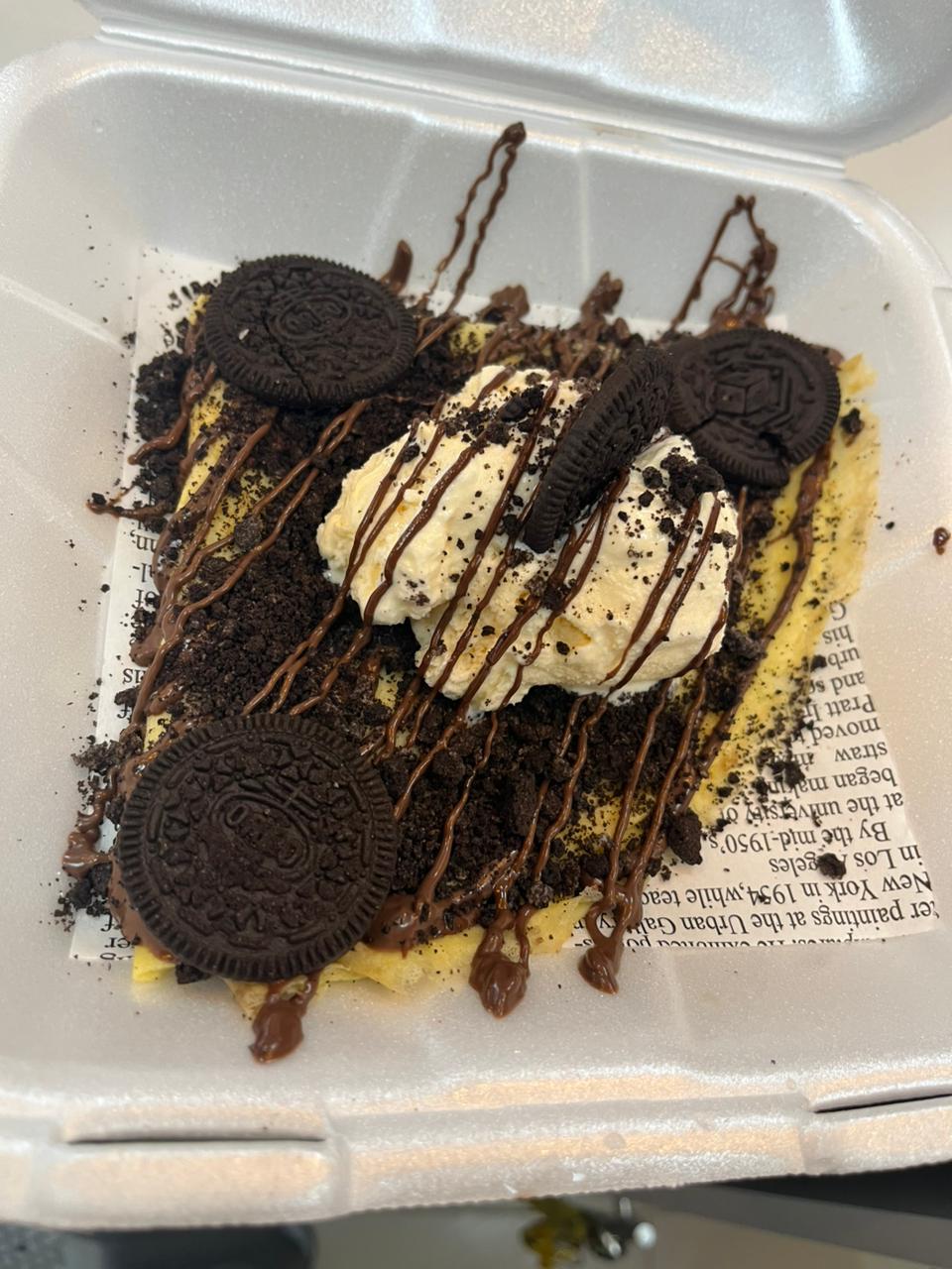 Crepa de oreo