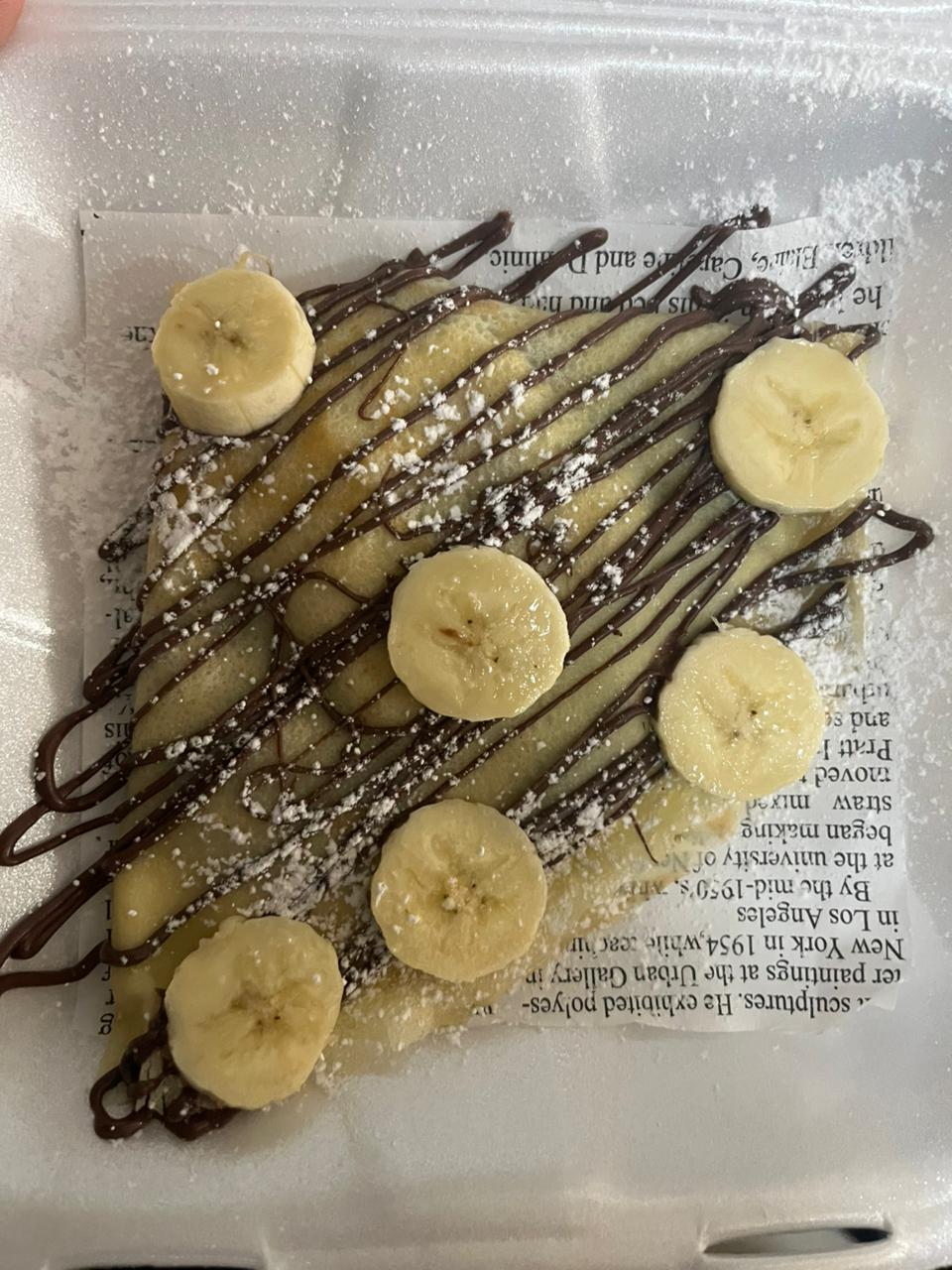 Crepa de banano + nutella