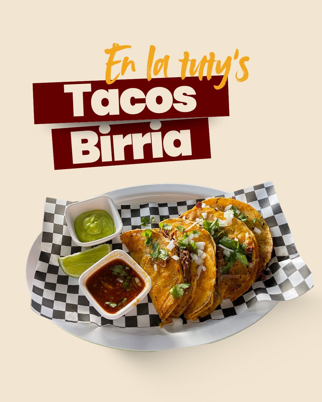 Tacos birria de la tutys