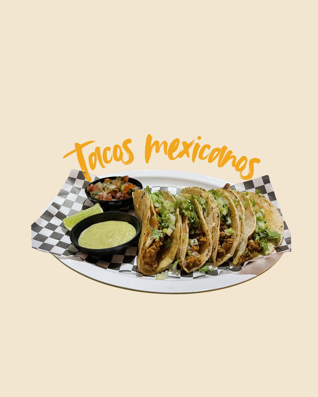 Tacos mexicanos de pollo